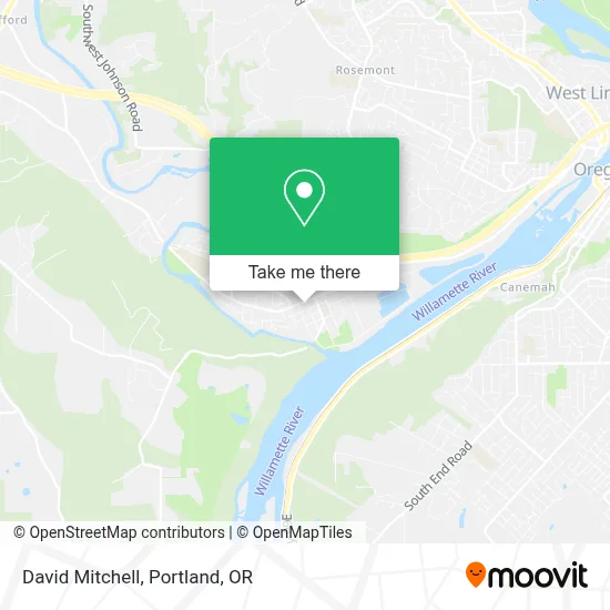 David Mitchell map