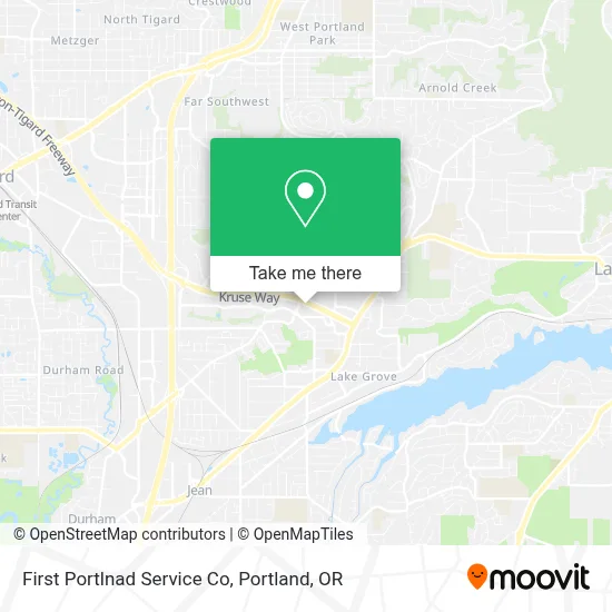 First Portlnad Service Co map
