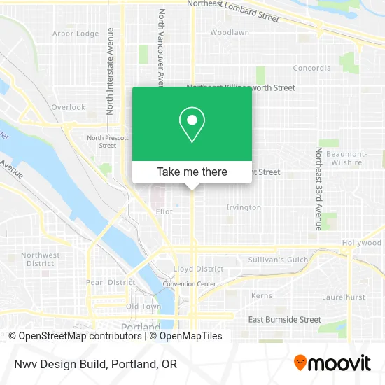 Nwv Design Build map
