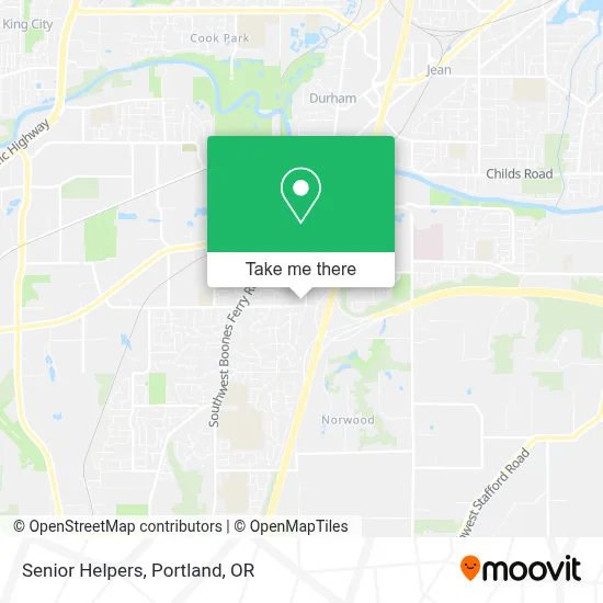 Senior Helpers map