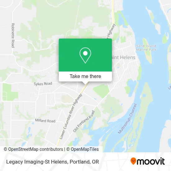 Legacy Imaging-St Helens map