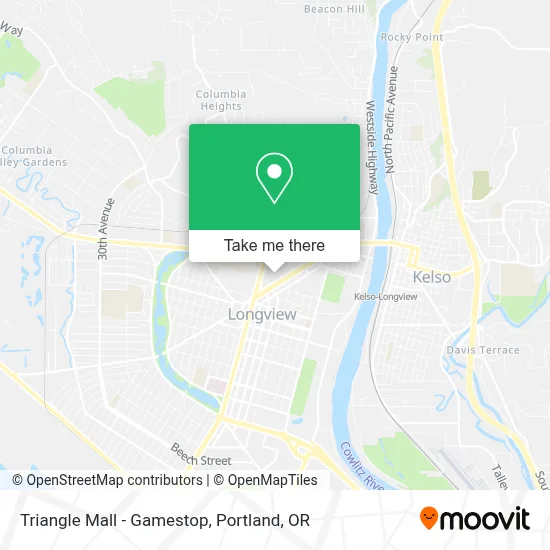 Triangle Mall - Gamestop map