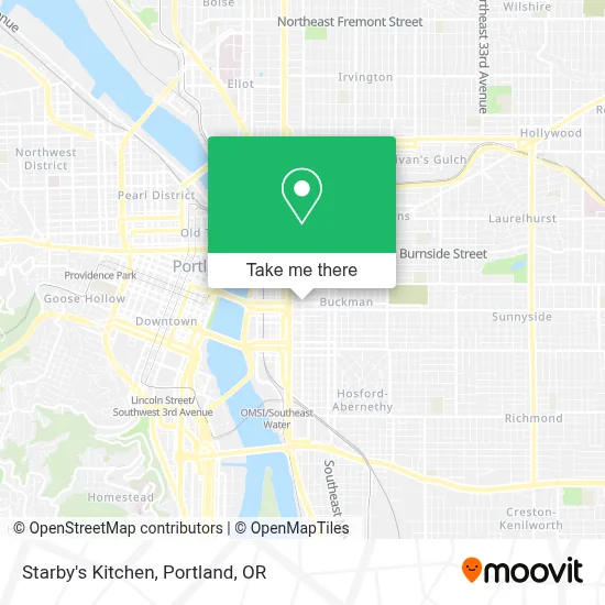 Starby's Kitchen map