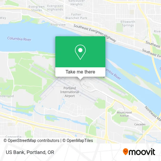 US Bank map