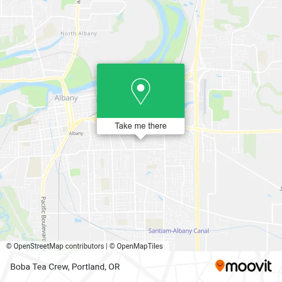 Boba Tea Crew map