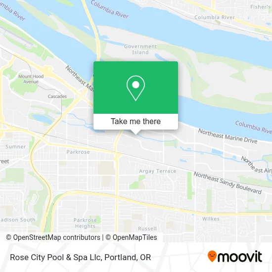 Rose City Pool & Spa Llc map