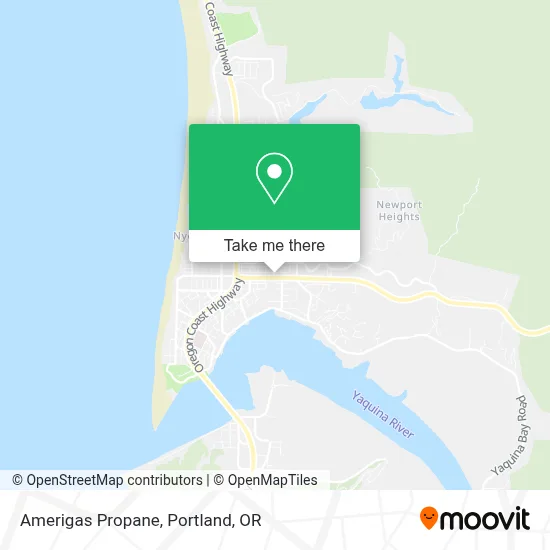 Amerigas Propane map