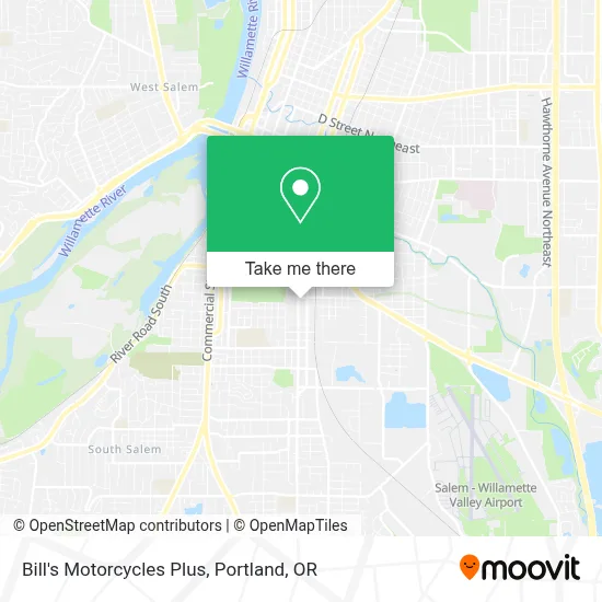 Bill's Motorcycles Plus map