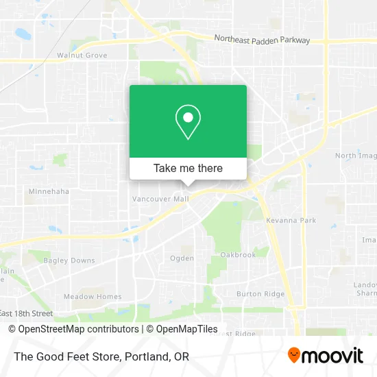 The Good Feet Store map