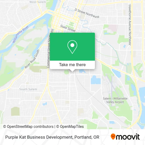 Purple Kat Business Development map