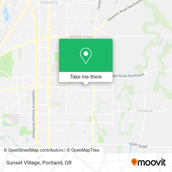 Sunset Village map