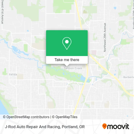 J-Rod Auto Repair And Racing map