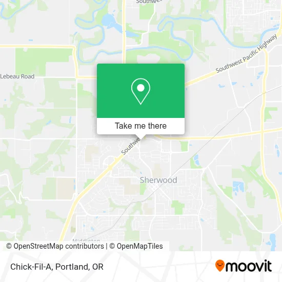 Chick-Fil-A map