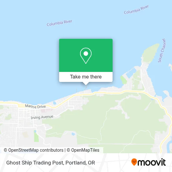 Ghost Ship Trading Post map
