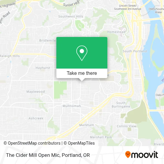 The Cider Mill Open Mic map