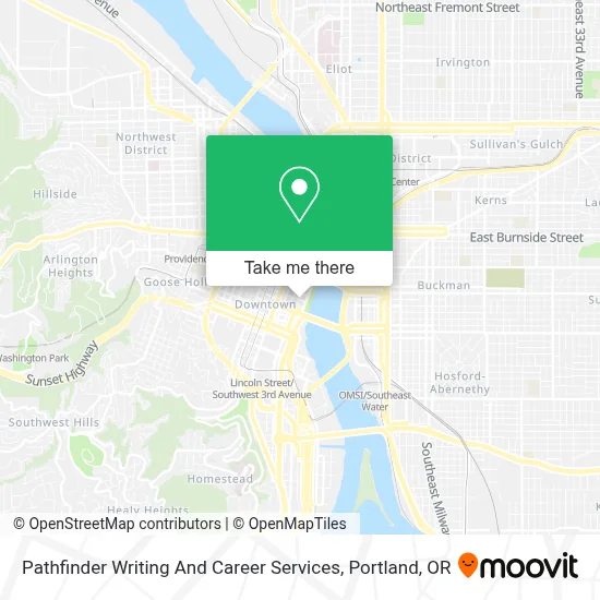 Pathfinder Writing And Career Services map