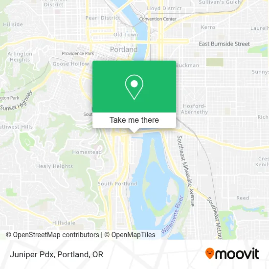 Juniper Pdx map