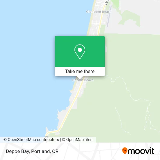 Depoe Bay map