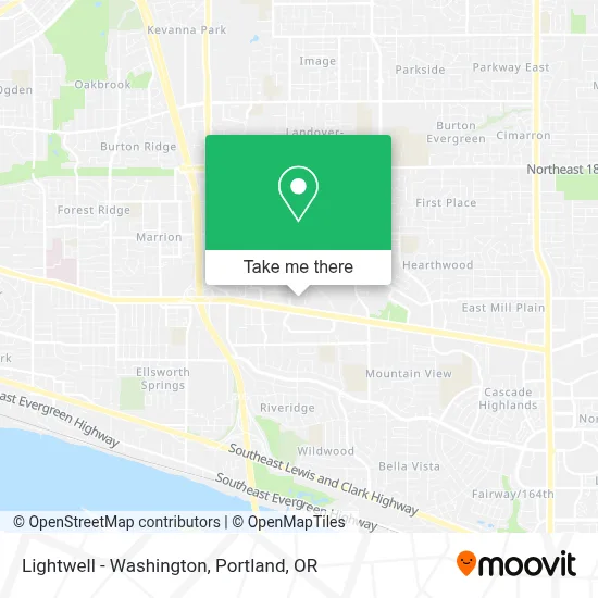 Lightwell - Washington map