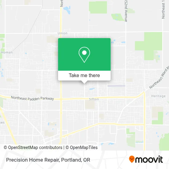 Precision Home Repair map