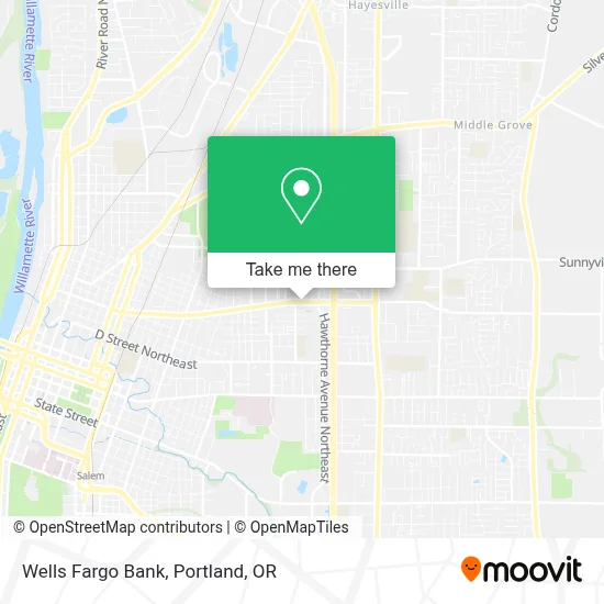 Wells Fargo Bank map