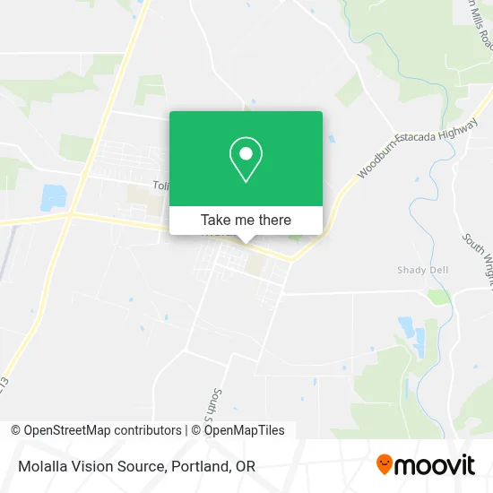 Molalla Vision Source map