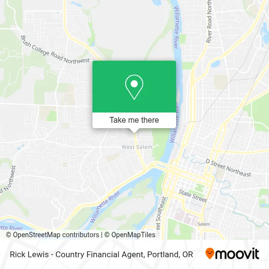 Rick Lewis - Country Financial Agent map