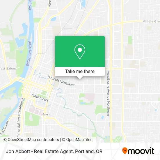 Jon Abbott - Real Estate Agent map