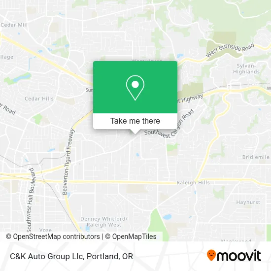 C&K Auto Group Llc map