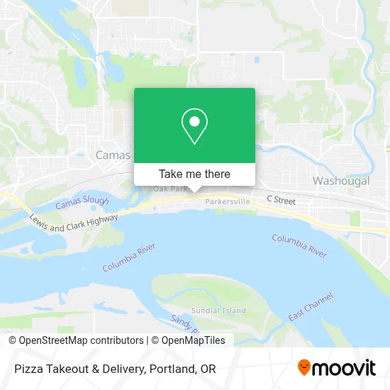 Pizza Takeout & Delivery map