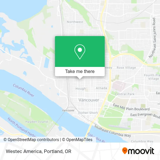 Westec America map