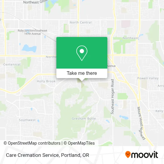 Care Cremation Service map