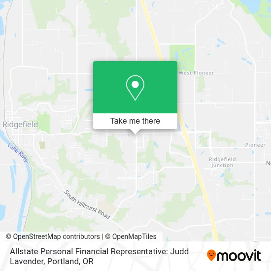 Allstate Personal Financial Representative: Judd Lavender map