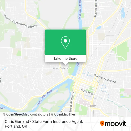 Chris Garland - State Farm Insurance Agent map