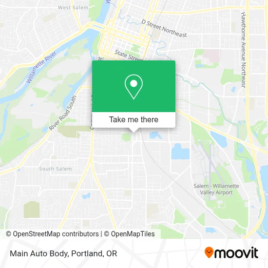 Main Auto Body map