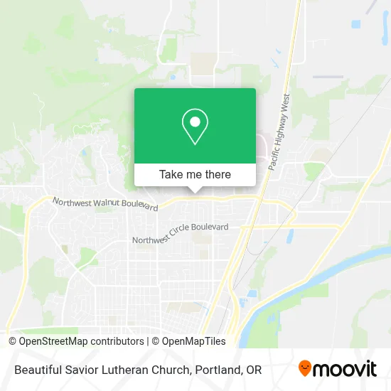 Beautiful Savior Lutheran Church map