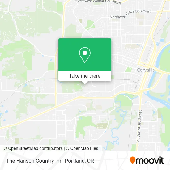 The Hanson Country Inn map