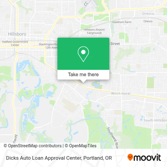 Dicks Auto Loan Approval Center map