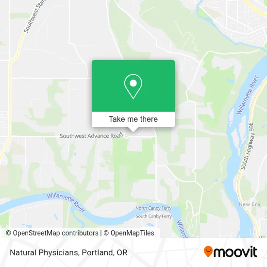 Natural Physicians map