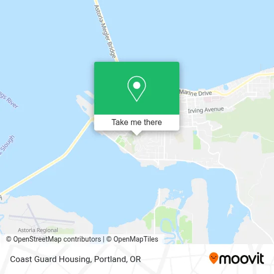 Coast Guard Housing map
