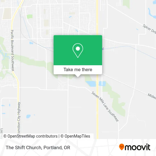 The Shift Church map
