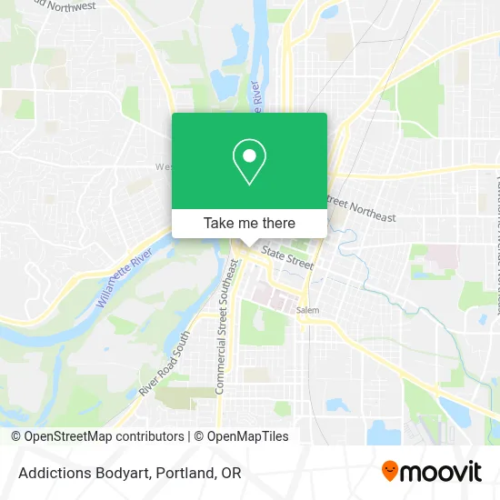 Addictions Bodyart map