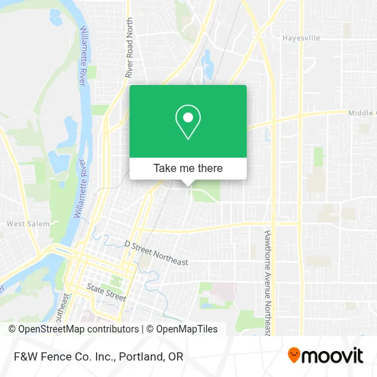 F&W Fence Co. Inc. map