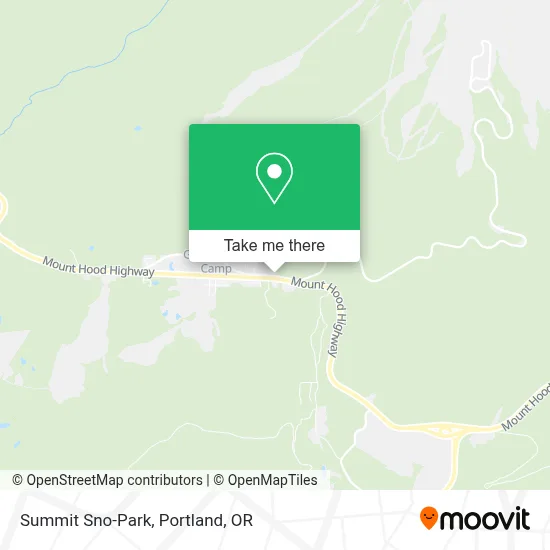 Summit Sno-Park map