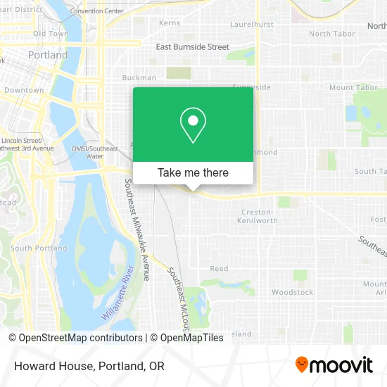 Howard House map