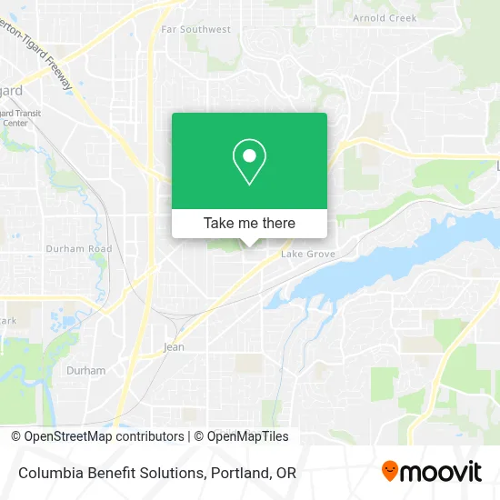 Columbia Benefit Solutions map