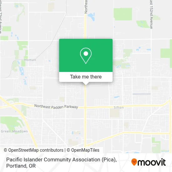 Pacific Islander Community Association (Pica) map