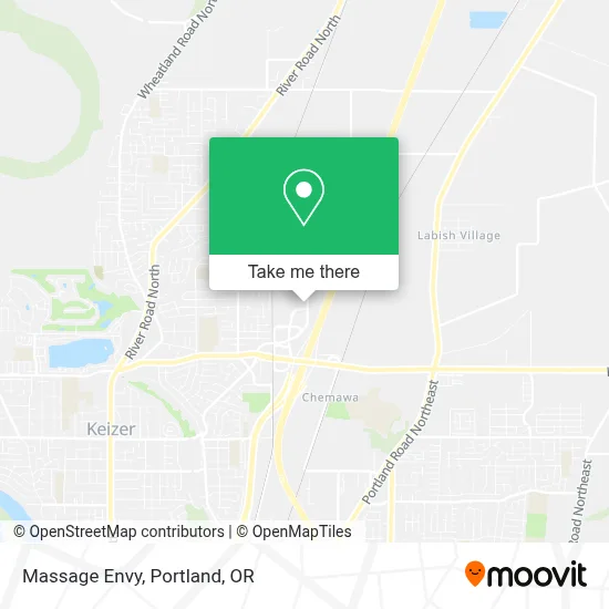 Massage Envy map