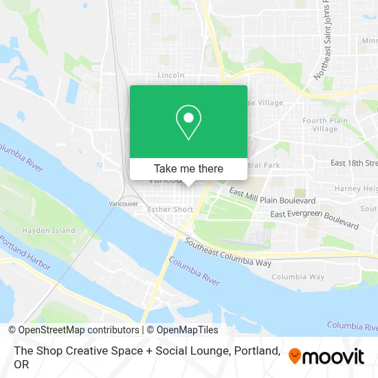 The Shop Creative Space + Social Lounge map