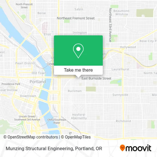 Munzing Structural Engineering map